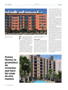 Lee más sobre el artículo Especial Inmobiliario Plaza – Firmus Homes: la promotora de viviendas que hace las cosas de otra manera